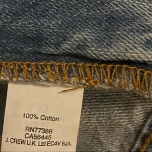 ⭐️J. Crew ⭐️RUN BIG👖Broken In Boyfriend Jeans👖Like NEW!! - Picture 6 of 13